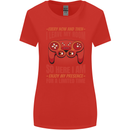 Antisocial Gamer Gaming Leave My Room Womens Wider Cut T-Shirt Red