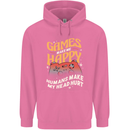 Antisocial Gamer Video Gaming Joypad Childrens Kids Hoodie Azalea
