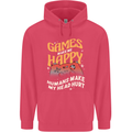 Antisocial Gamer Video Gaming Joypad Childrens Kids Hoodie Heliconia