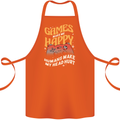 Antisocial Gamer Video Gaming Joypad Cotton Apron 100% Organic Orange