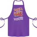 Antisocial Gamer Video Gaming Joypad Cotton Apron 100% Organic Purple