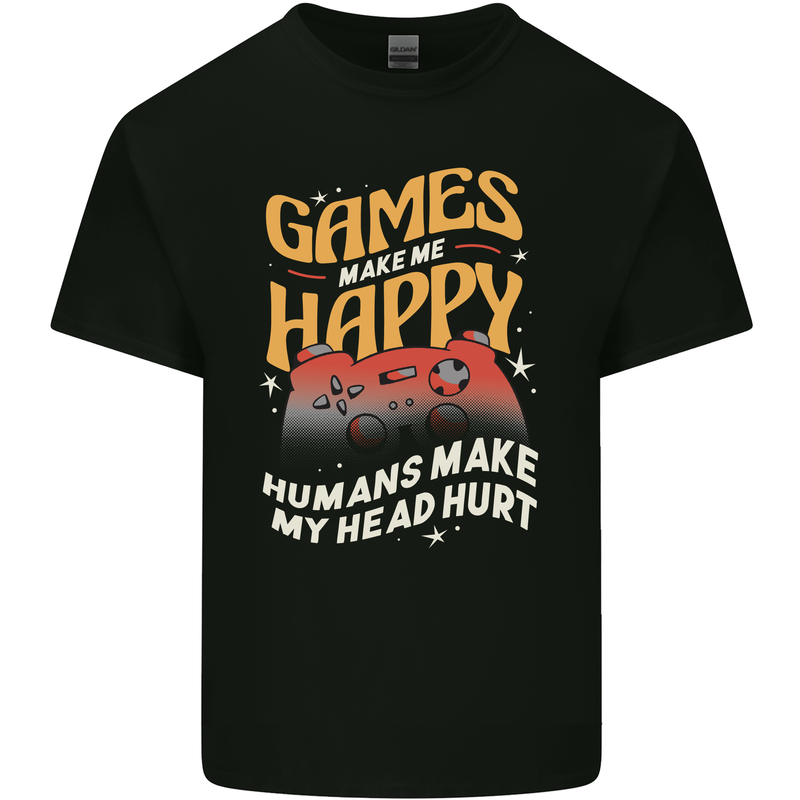 Antisocial Gamer Video Gaming Joypad Kids T-Shirt Childrens Black