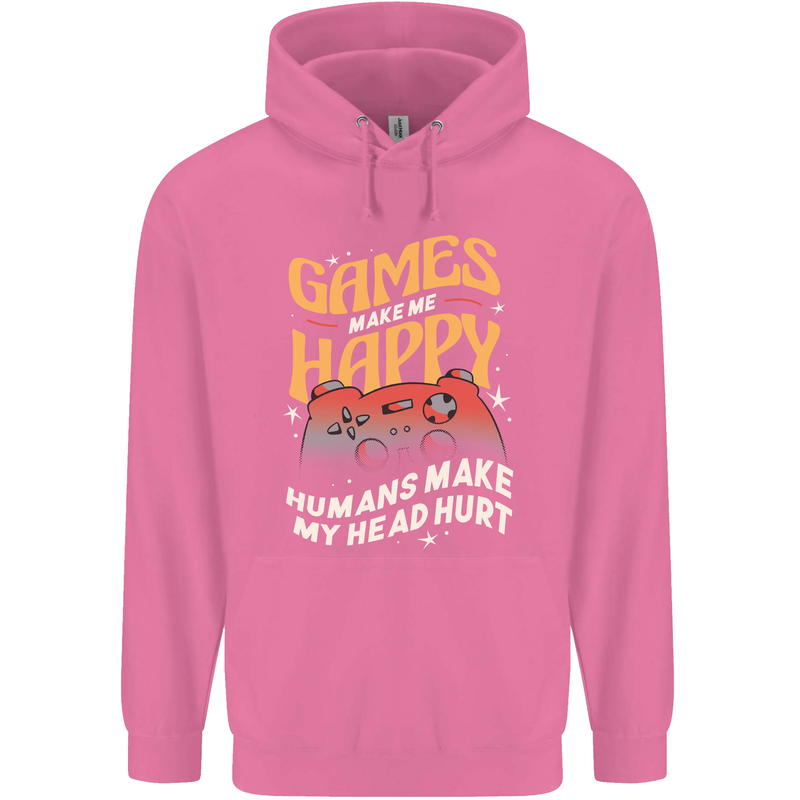 Antisocial Gamer Video Gaming Joypad Mens 80% Cotton Hoodie Azelea