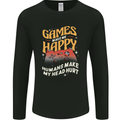 Antisocial Gamer Video Gaming Joypad Mens Long Sleeve T-Shirt Black