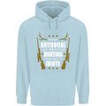 Antisocial I Prefer to Go Hunting Hunter Childrens Kids Hoodie Light Blue