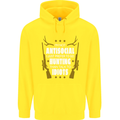 Antisocial I Prefer to Go Hunting Hunter Childrens Kids Hoodie Yellow