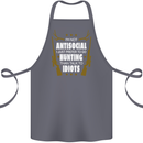 Antisocial I Prefer to Go Hunting Hunter Cotton Apron 100% Organic Steel