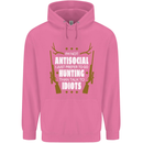 Antisocial I Prefer to Go Hunting Hunter Mens 80% Cotton Hoodie Azelea