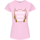 Antisocial I Prefer to Go Hunting Hunter Womens Petite Cut T-Shirt Light Pink