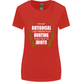 Antisocial I Prefer to Go Hunting Hunter Womens Wider Cut T-Shirt Red