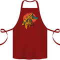 Anubis Ancient Egypt Egyption God Mythology Cotton Apron 100% Organic Maroon