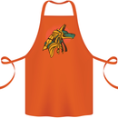 Anubis Ancient Egypt Egyption God Mythology Cotton Apron 100% Organic Orange