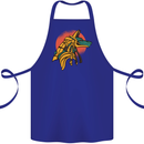 Anubis Ancient Egypt Egyption God Mythology Cotton Apron 100% Organic Royal Blue