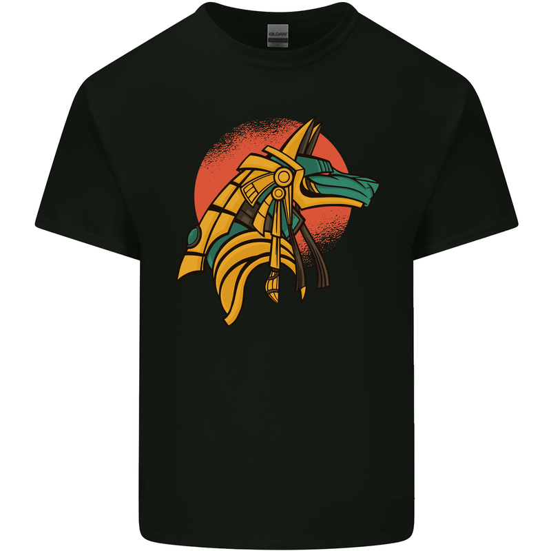 Anubis Ancient Egypt Egyption God Mythology Kids T-Shirt Childrens Black