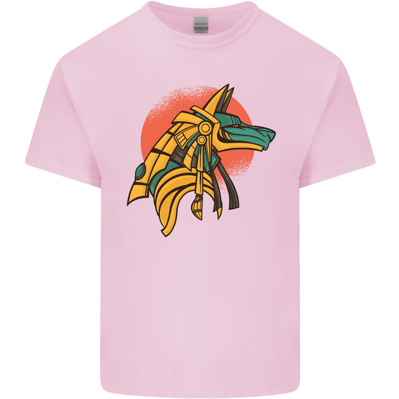 Anubis Ancient Egypt Egyption God Mythology Kids T-Shirt Childrens Light Pink