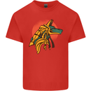 Anubis Ancient Egypt Egyption God Mythology Kids T-Shirt Childrens Red