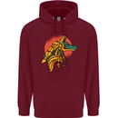 Anubis Ancient Egypt Egyption God Mythology Mens 80% Cotton Hoodie Maroon
