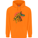 Anubis Ancient Egypt Egyption God Mythology Mens 80% Cotton Hoodie Orange