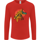 Anubis Ancient Egypt Egyption God Mythology Mens Long Sleeve T-Shirt Red