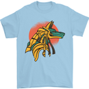 Anubis Ancient Egypt Egyption God Mythology Mens T-Shirt Cotton Gildan Light Blue