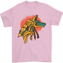 Anubis Ancient Egypt Egyption God Mythology Mens T-Shirt Cotton Gildan Light Pink