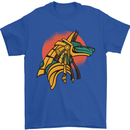 Anubis Ancient Egypt Egyption God Mythology Mens T-Shirt Cotton Gildan Royal Blue