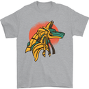 Anubis Ancient Egypt Egyption God Mythology Mens T-Shirt Cotton Gildan Sports Grey