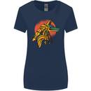 Anubis Ancient Egypt Egyption God Mythology Womens Wider Cut T-Shirt Navy Blue