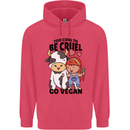 Anything That Farts Funny Vegan Vegetarian Childrens Kids Hoodie Heliconia