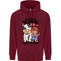 Anything That Farts Funny Vegan Vegetarian Childrens Kids Hoodie Maroon