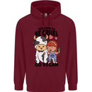 Anything That Farts Funny Vegan Vegetarian Childrens Kids Hoodie Maroon