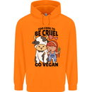 Anything That Farts Funny Vegan Vegetarian Childrens Kids Hoodie Orange