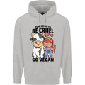 Anything That Farts Funny Vegan Vegetarian Childrens Kids Hoodie Sports Grey