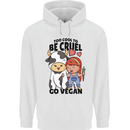 Anything That Farts Funny Vegan Vegetarian Childrens Kids Hoodie White