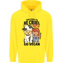 Anything That Farts Funny Vegan Vegetarian Childrens Kids Hoodie Yellow