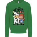 Anything That Farts Funny Vegan Vegetarian Kids Sweatshirt Jumper Irish Green