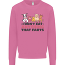 Anything That Farts Funny Vegan Vegetarian Mens Sweatshirt Jumper Azalea