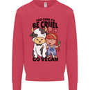 Anything That Farts Funny Vegan Vegetarian Mens Sweatshirt Jumper Heliconia