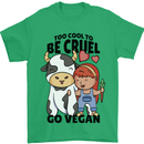 Anything That Farts Funny Vegan Vegetarian Mens T-Shirt 100% Cotton Irish Green