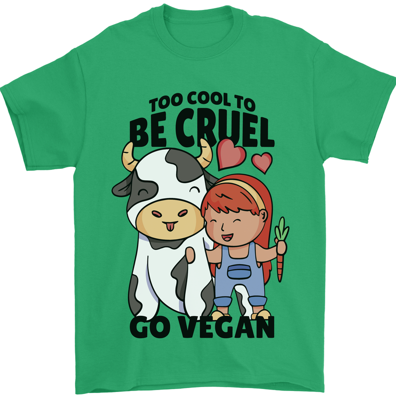 Anything That Farts Funny Vegan Vegetarian Mens T-Shirt 100% Cotton Irish Green