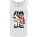 Anything That Farts Funny Vegan Vegetarian Mens Vest Tank Top White