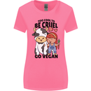 Anything That Farts Funny Vegan Vegetarian Womens Wider Cut T-Shirt Azalea