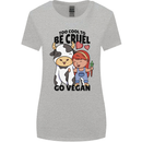 Anything That Farts Funny Vegan Vegetarian Womens Wider Cut T-Shirt Sports Grey