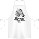 Apache Apparel Motorbike Motorcycle Biker Cotton Apron 100% Organic White