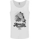 Apache Apparel Motorbike Motorcycle Biker Mens Vest Tank Top White