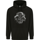 Ape Astronaut Spaceman Gorilla Childrens Kids Hoodie Black