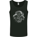 Ape Astronaut Spaceman Gorilla Mens Vest Tank Top Black