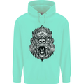 Ape Mandala Art Childrens Kids Hoodie Peppermint