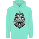 Ape Mandala Art Childrens Kids Hoodie Peppermint