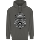 Ape Mandala Art Childrens Kids Hoodie Storm Grey